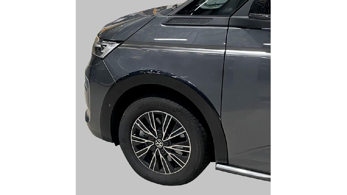 RGM+Set+extensions+de+garde-boue+sur+mesure+pour+Volkswagen+T7+Multivan+2021-+empattement+court+-+Noir+%28avec+Park+Assist%29